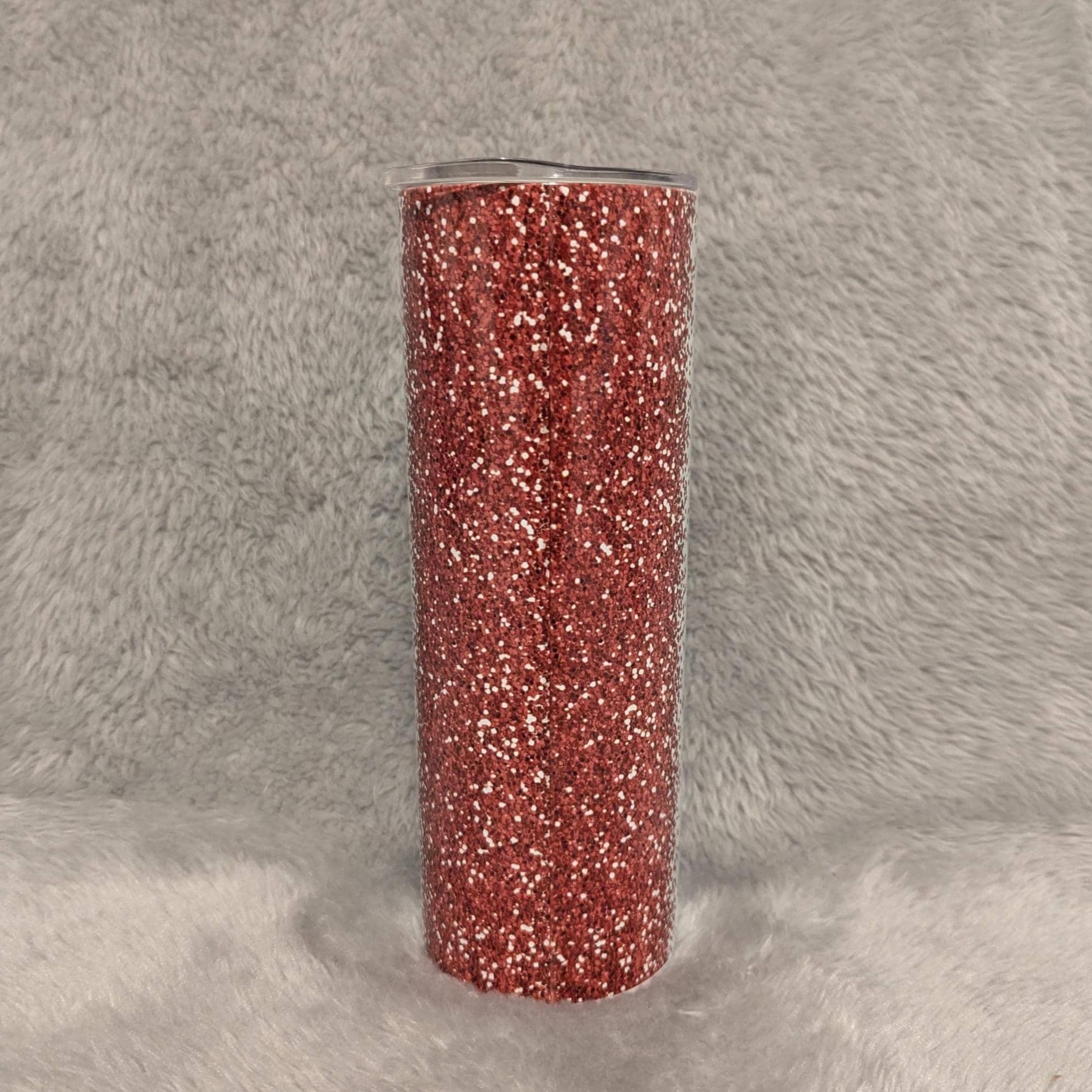 Red Rose Tumbler 20oz With Reusable Straw, Can Be Personalized