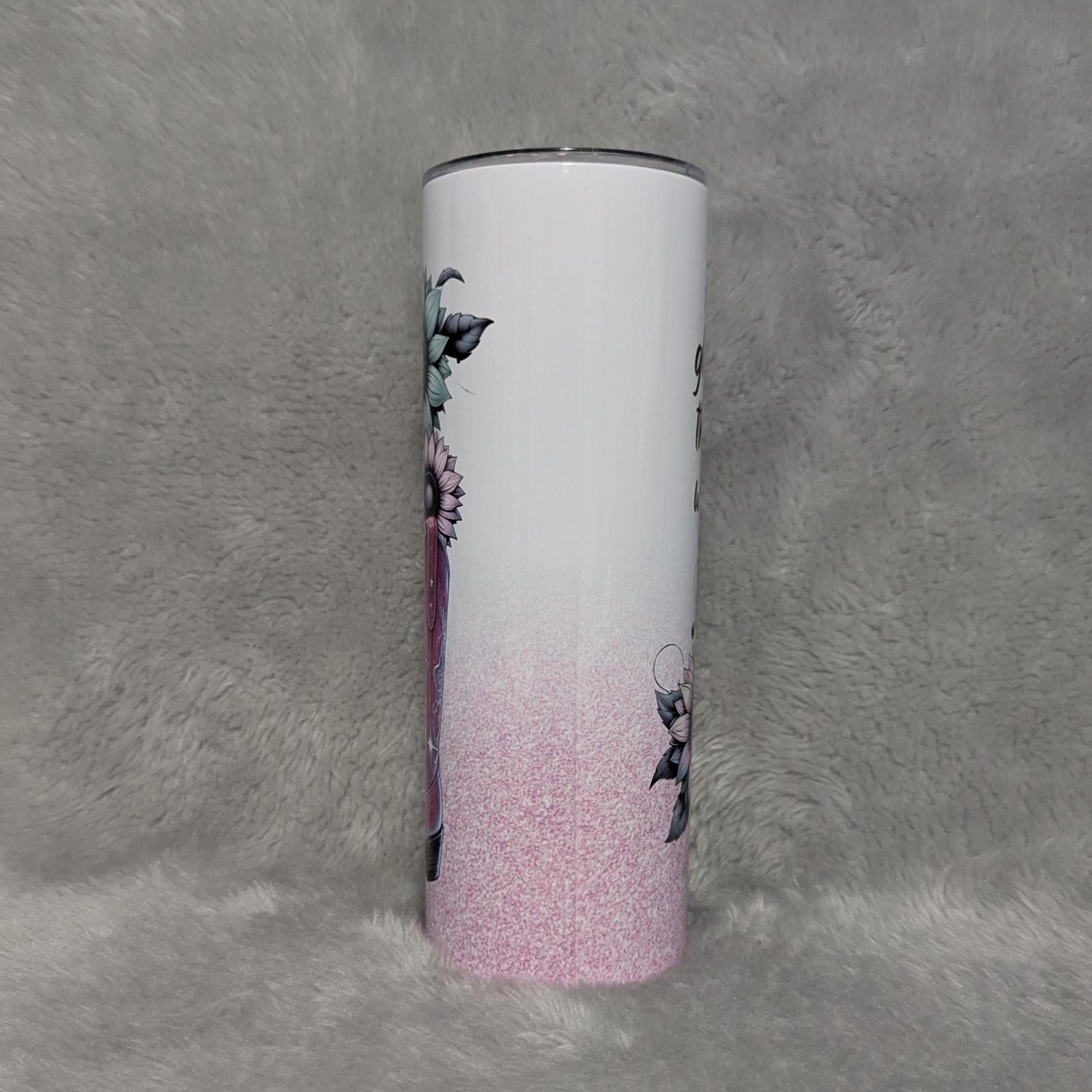 Country Girl Tumbler 20oz With Reusable Straw, Can Be Personalized