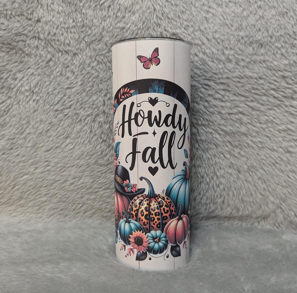 Howdy Fall Pumpkin 20oz Tumbler