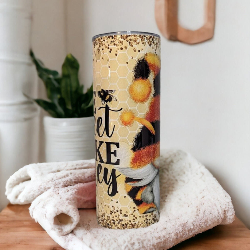 Guy Bee Gnome Be Sweet Like Honey Tumbler 20oz With Reusable Straw