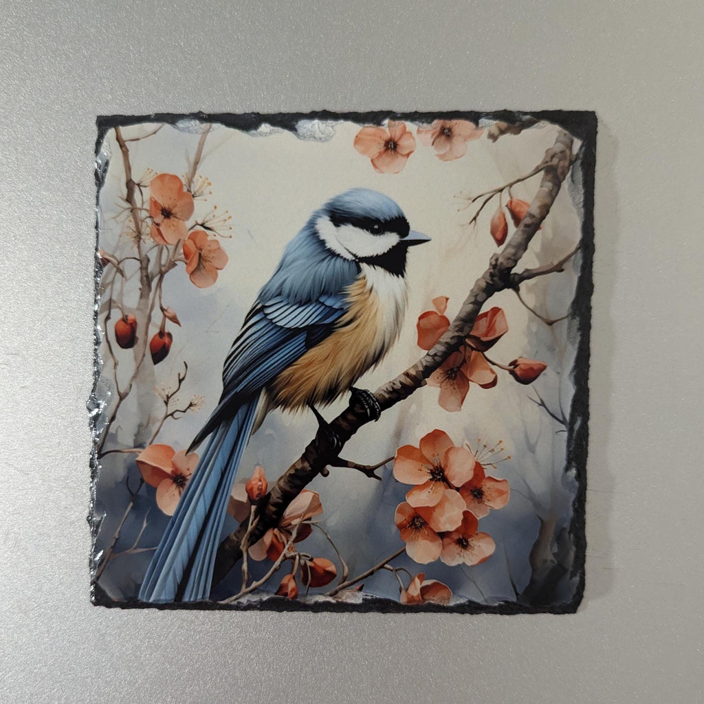 Slate Bluebird Picture With Display Legs