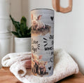 Just A Girl Who Loves Pigs Tumbler 20oz With Reusable Straw