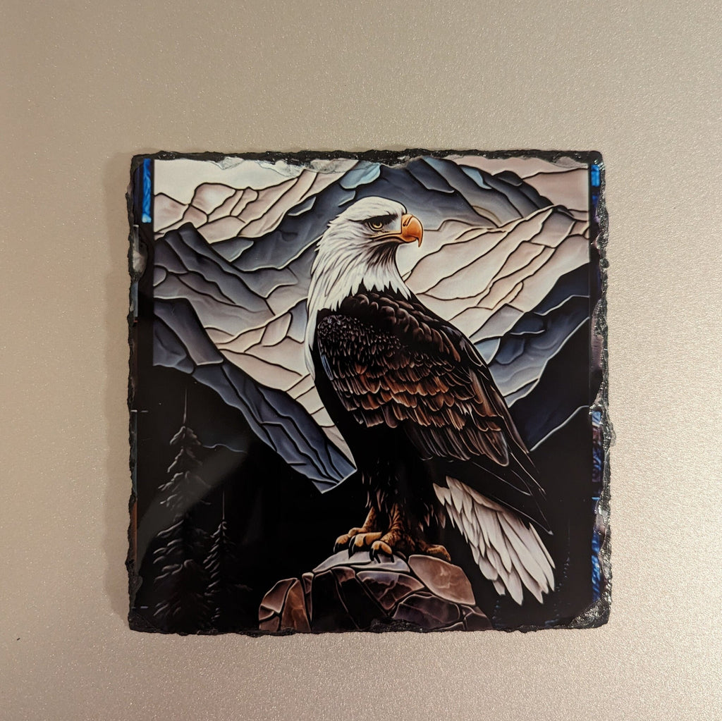 Slate Eagle Picture With Display Legs