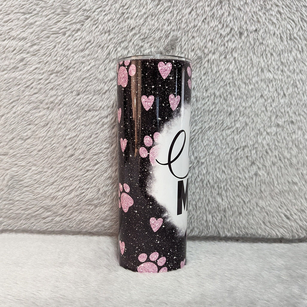 Dog Mom Tumbler 20oz With Reusable Straw