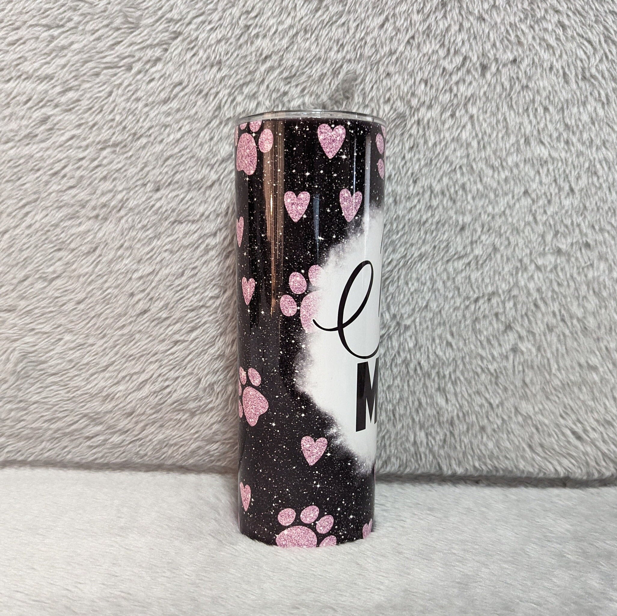 Dog Mom Tumbler 20oz With Reusable Straw