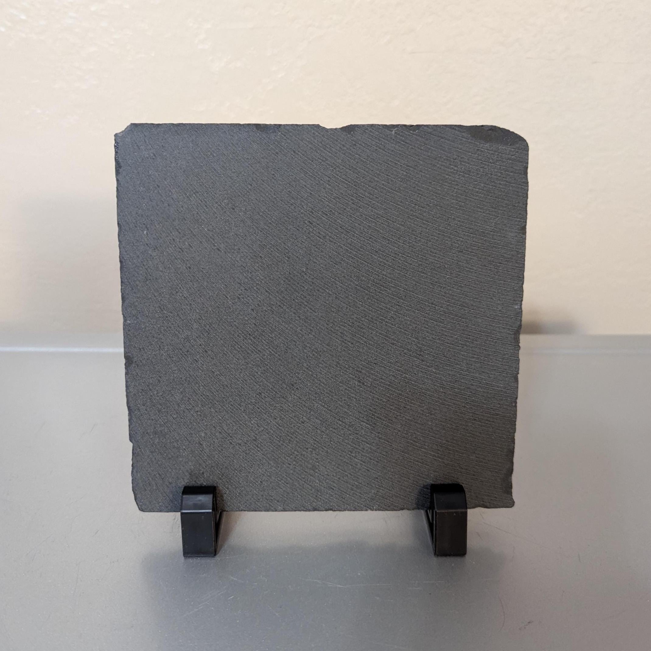 Slate Elephant Picture With Display Legs