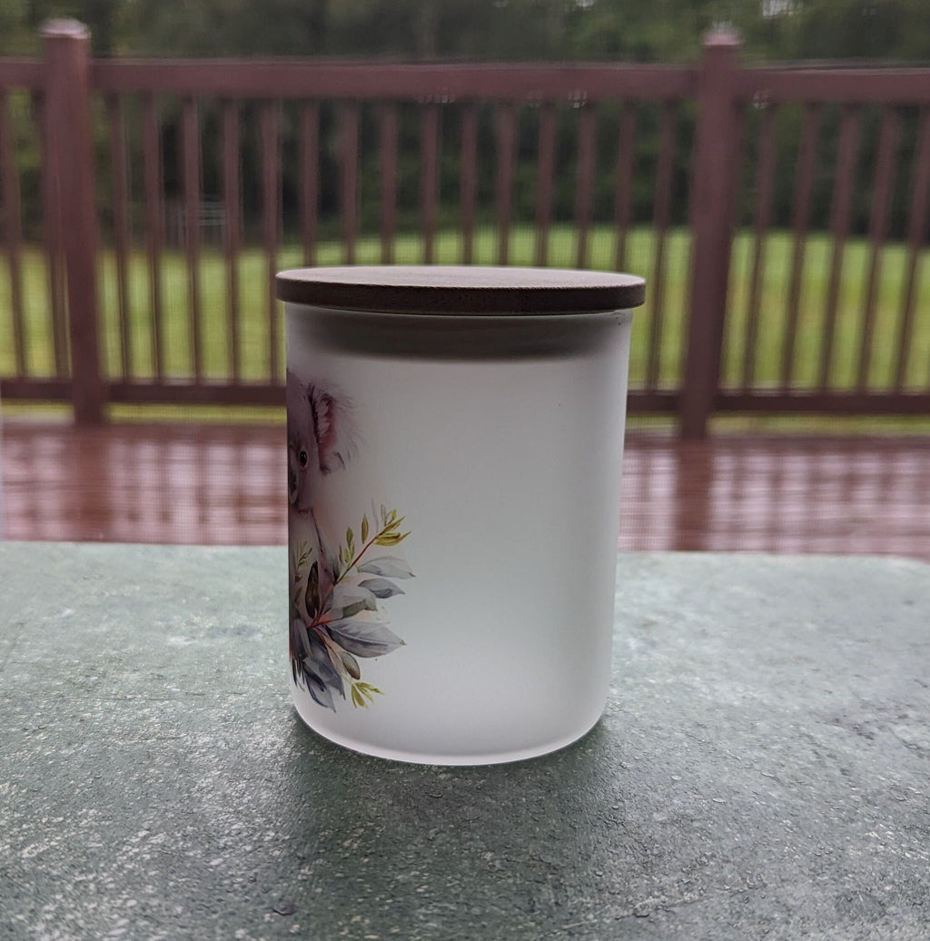 Koala Bear Candle Holder With A Battery Operated Flickering Tea Light