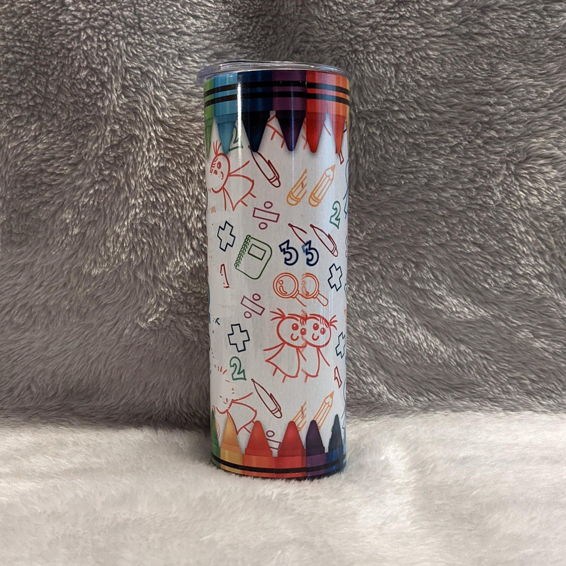 Daycare Teacher Tumbler 20oz With Reusable Straw, Can Be Personalized
