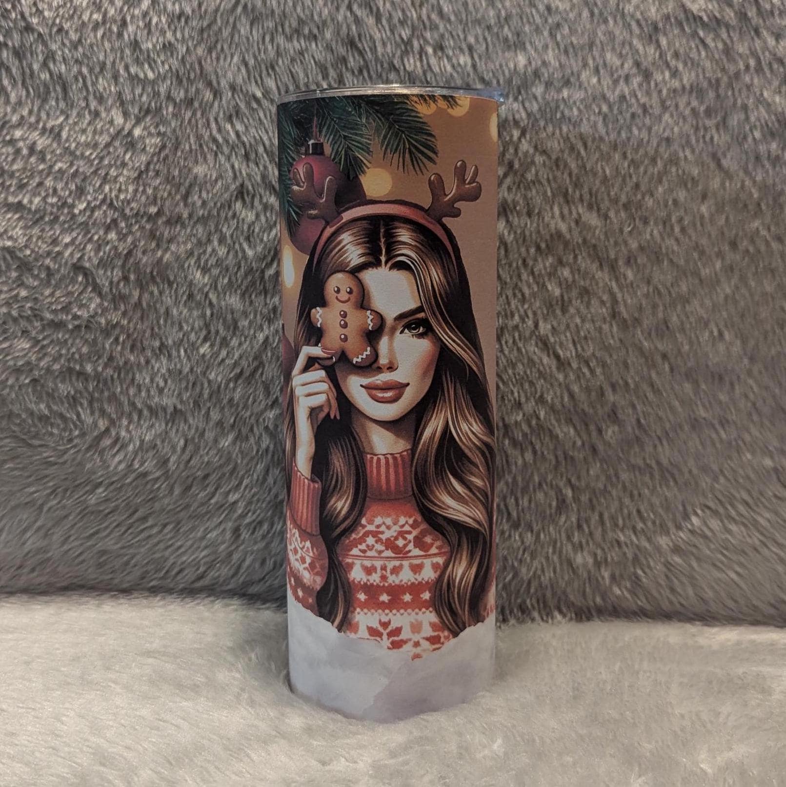 Sweet But Twisted Girl Tumbler 20oz With Reusable Straw, Can Be Personalized