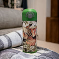 Kids Horse Water Bottle 12oz With Reusable Straw Can Be Personalized
