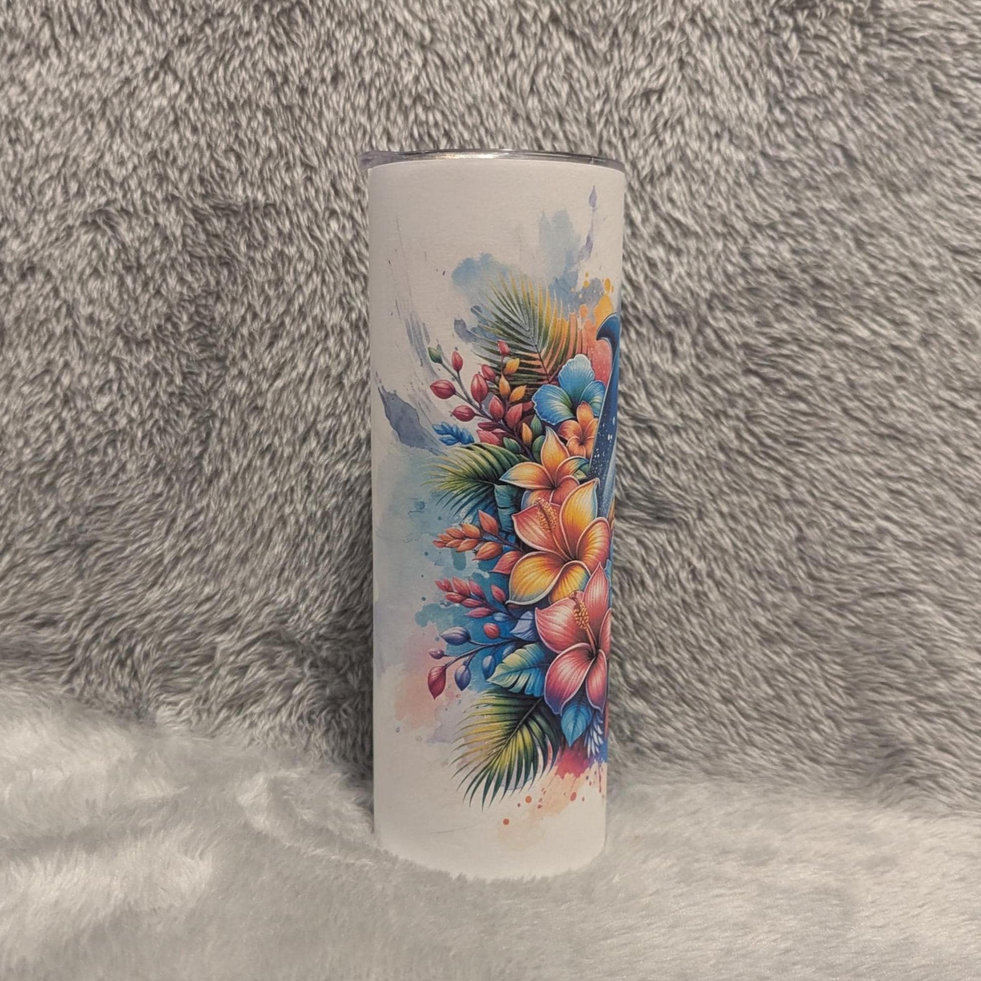 Dolphin Tumbler 20oz With Reusable Straw, Can Be Personalized