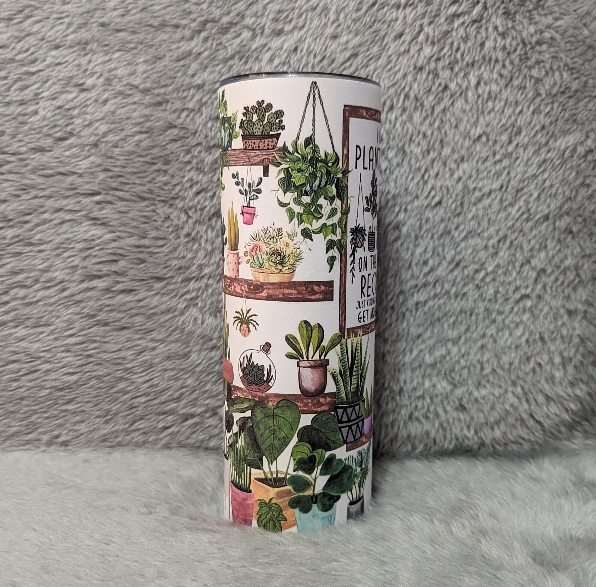 Plant Lover Tumbler 20oz With Reusable Straw