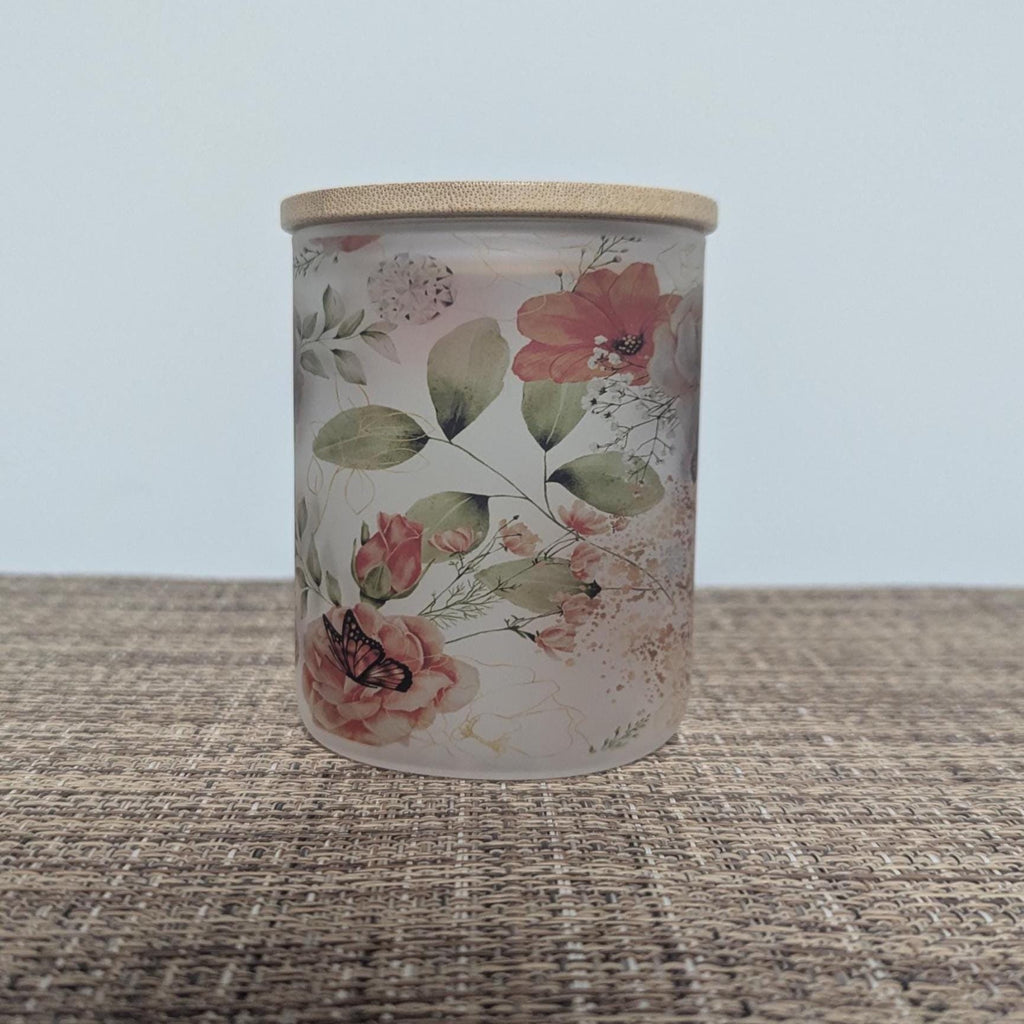 Monarch Butterfly Candle Holder With A Battery Operated Flickering Tea Light