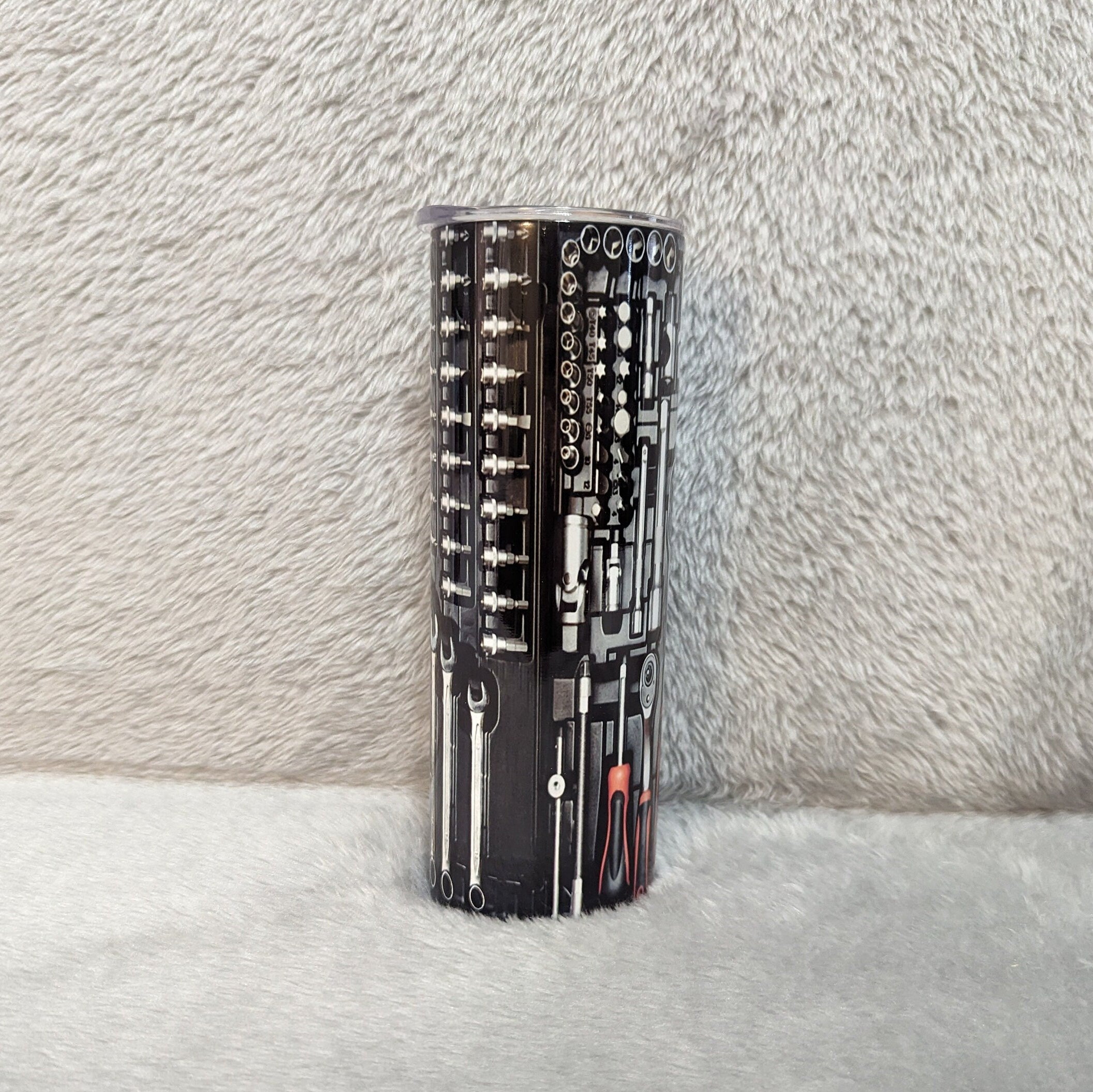 I'm A Mechanic I Can't Fix Stupid But I Can Fix What Stupid Does Mechanic Tumbler 20oz With Reusable Straw, Can Be Personalized