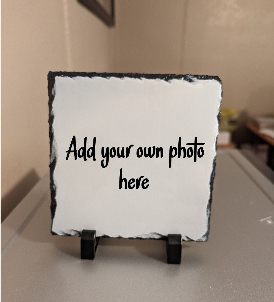 Personalized Slate Picture With Display Legs