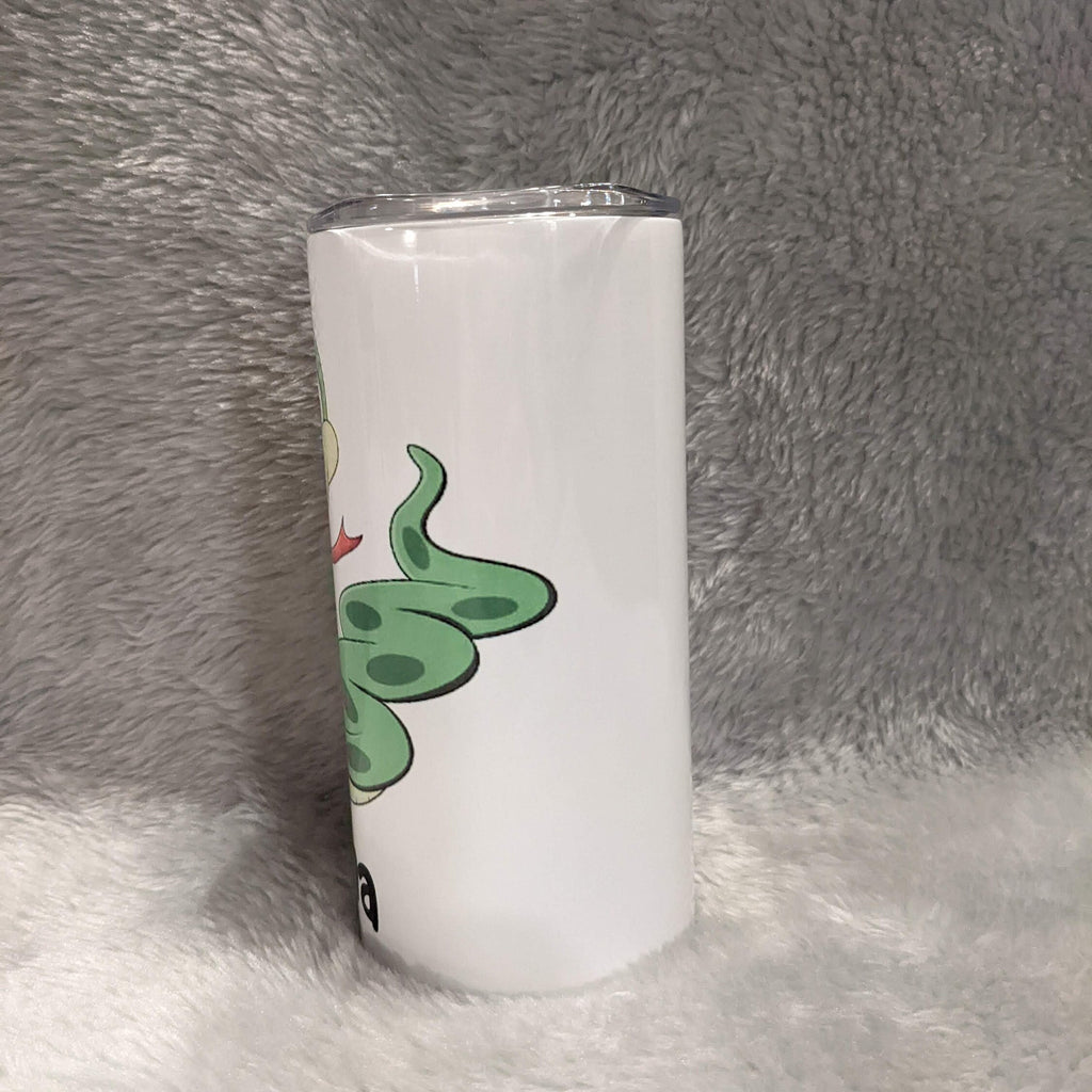 Kids Cartoon Snake Tumbler Personalized, Snake Cup With Name, Kids Personalized Tumbler, Snake Gift, 15oz Tumbler With Reusable Straw
