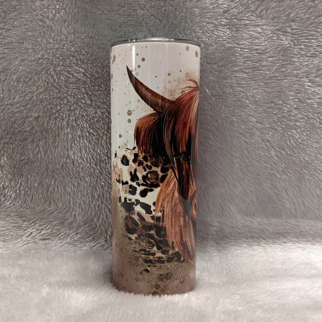 Highland Cow Tumbler Can Be Personalized, Highland Cow Cup With Name, Cow Coffee Cup, Cow Lovers Tumbler, Cow Lovers Cup, Gift For Mom