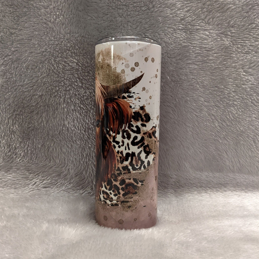 Highland Cow Tumbler Can Be Personalized, Highland Cow Cup With Name, Cow Coffee Cup, Cow Lovers Tumbler, Cow Lovers Cup, Gift For Mom