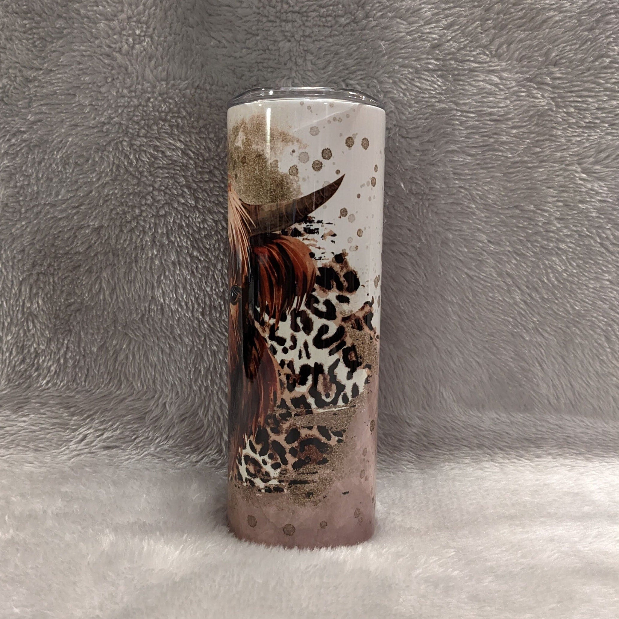 Highland Cow Tumbler Can Be Personalized, Highland Cow Cup With Name, Cow Coffee Cup, Cow Lovers Tumbler, Cow Lovers Cup, Gift For Mom