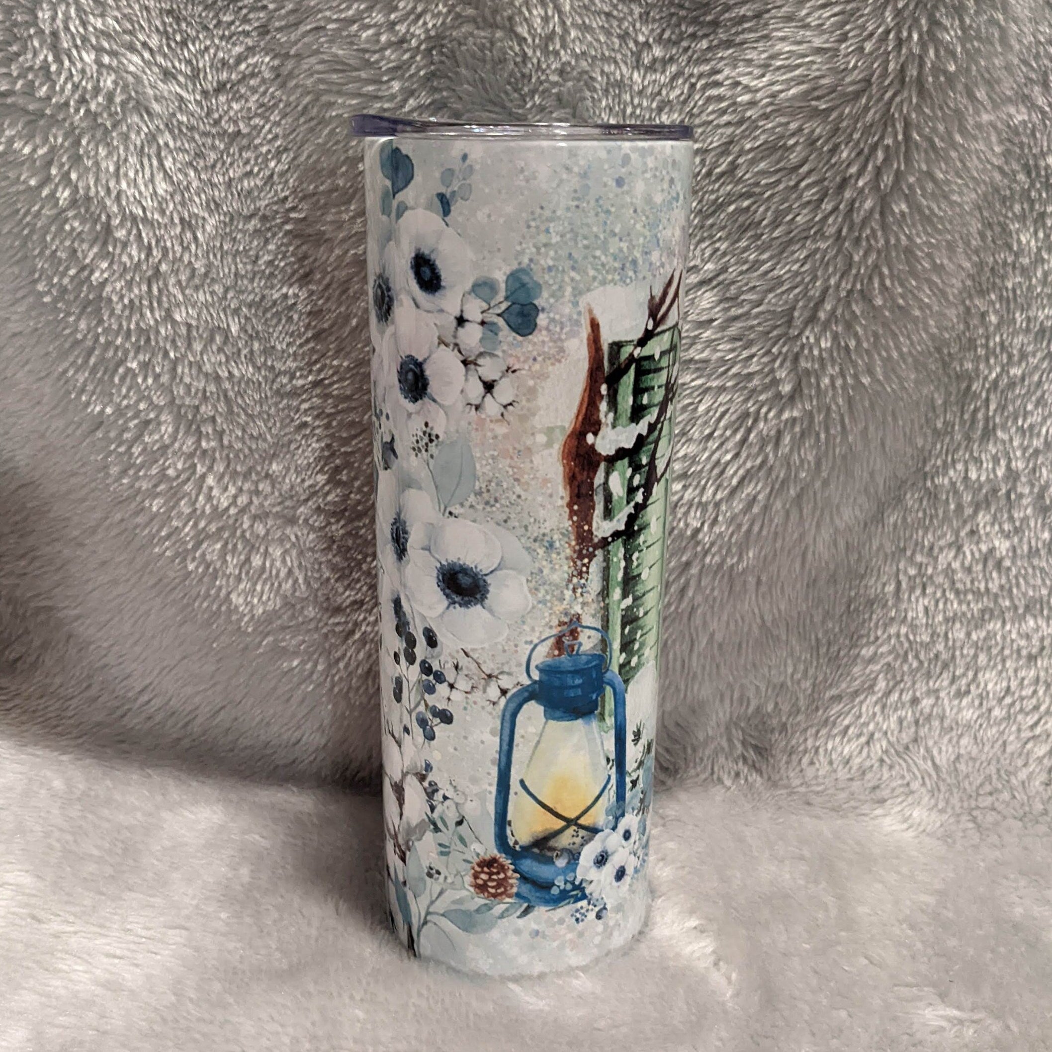 Beautiful Red Cardinal in the Snow Tumbler, Nature Lovers' Delight,  Bird Lover Gift, Great For Hot Or Cold Drinks, Includes Reusable Straw