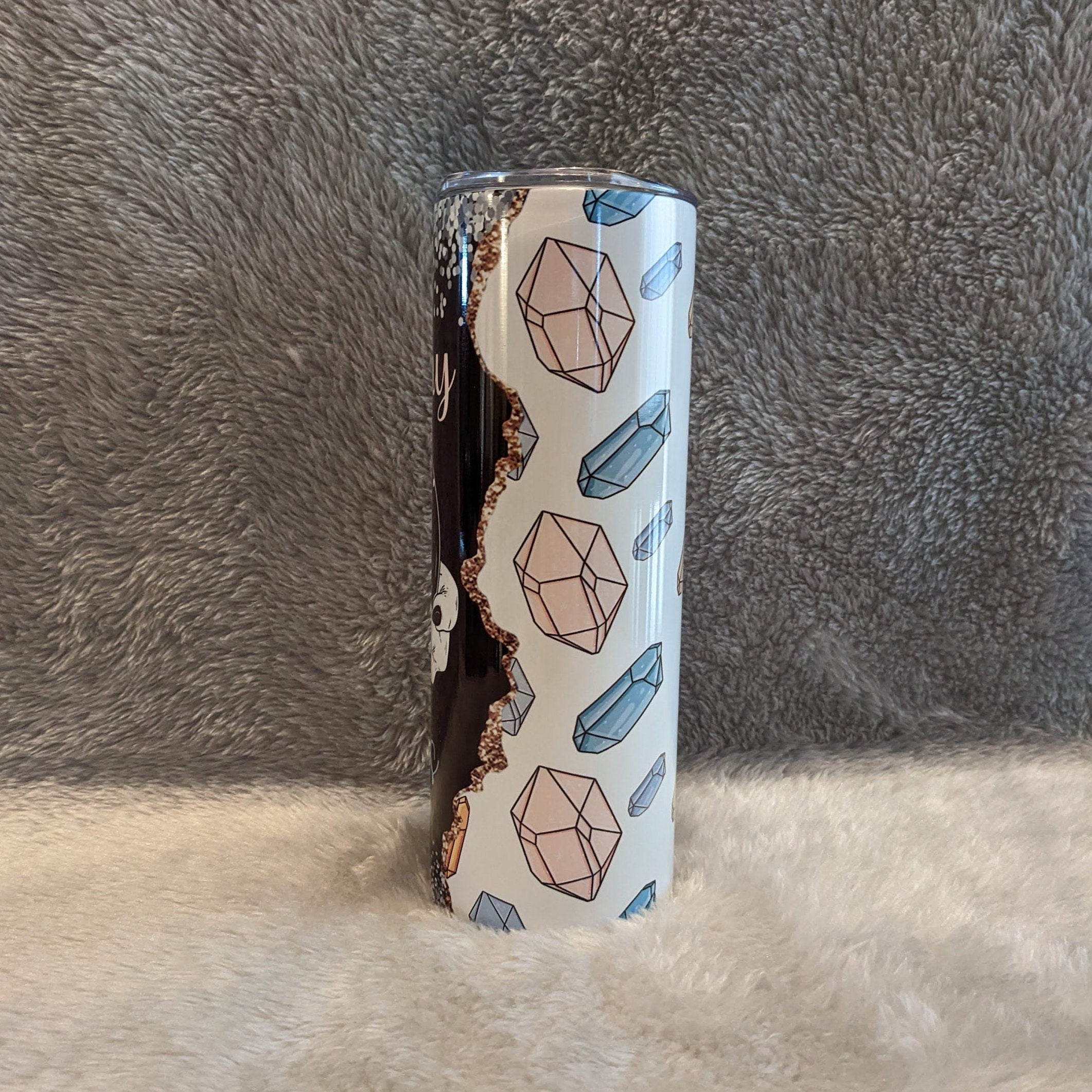 Witchy Vibes Tumbler Can Be Personalized, Mystical Gift For Her, 20oz Tumbler With Reusable Straw, Hot Or Cold Drinkware For Everyday Use