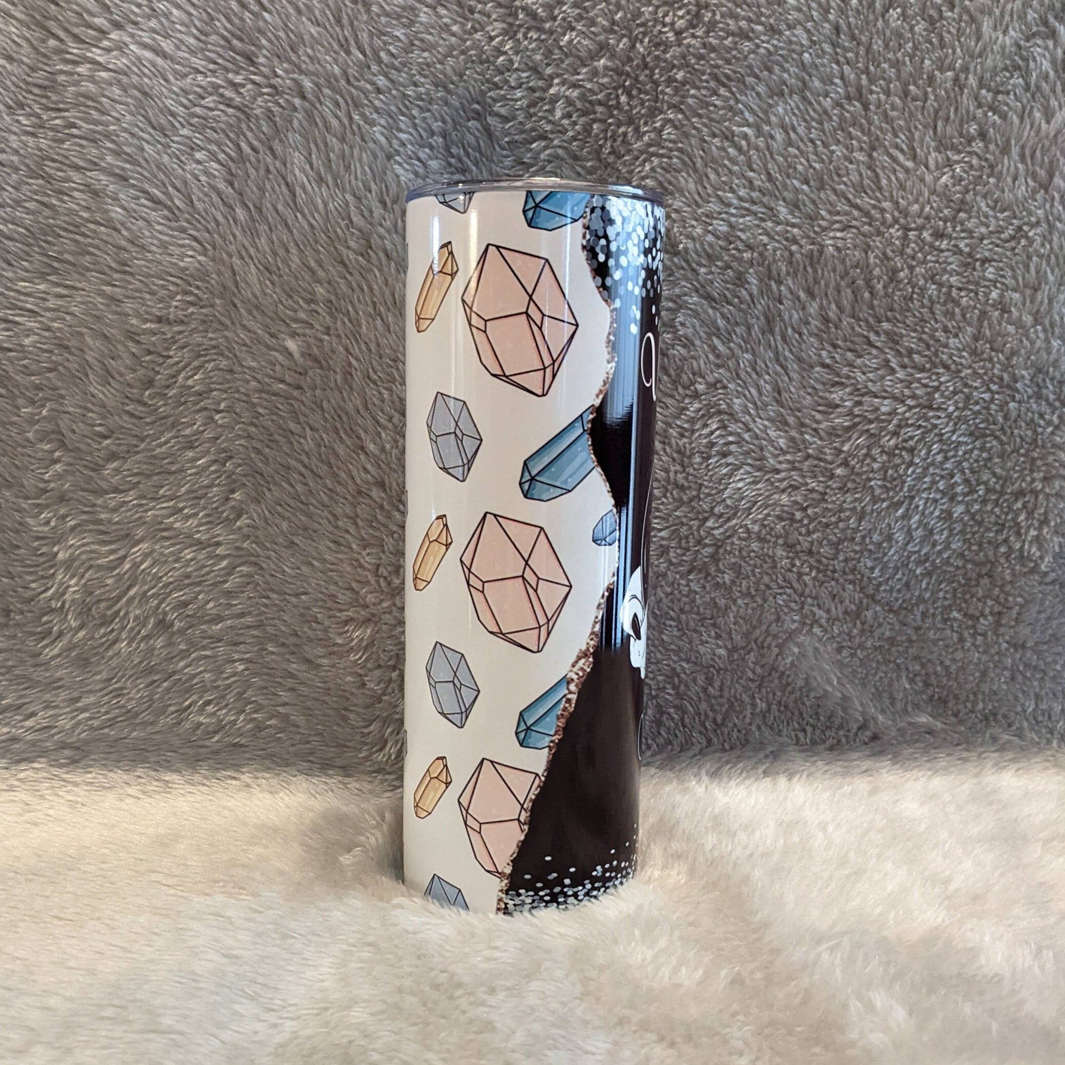 Witchy Vibes Tumbler Can Be Personalized, Mystical Gift For Her, 20oz Tumbler With Reusable Straw, Hot Or Cold Drinkware For Everyday Use