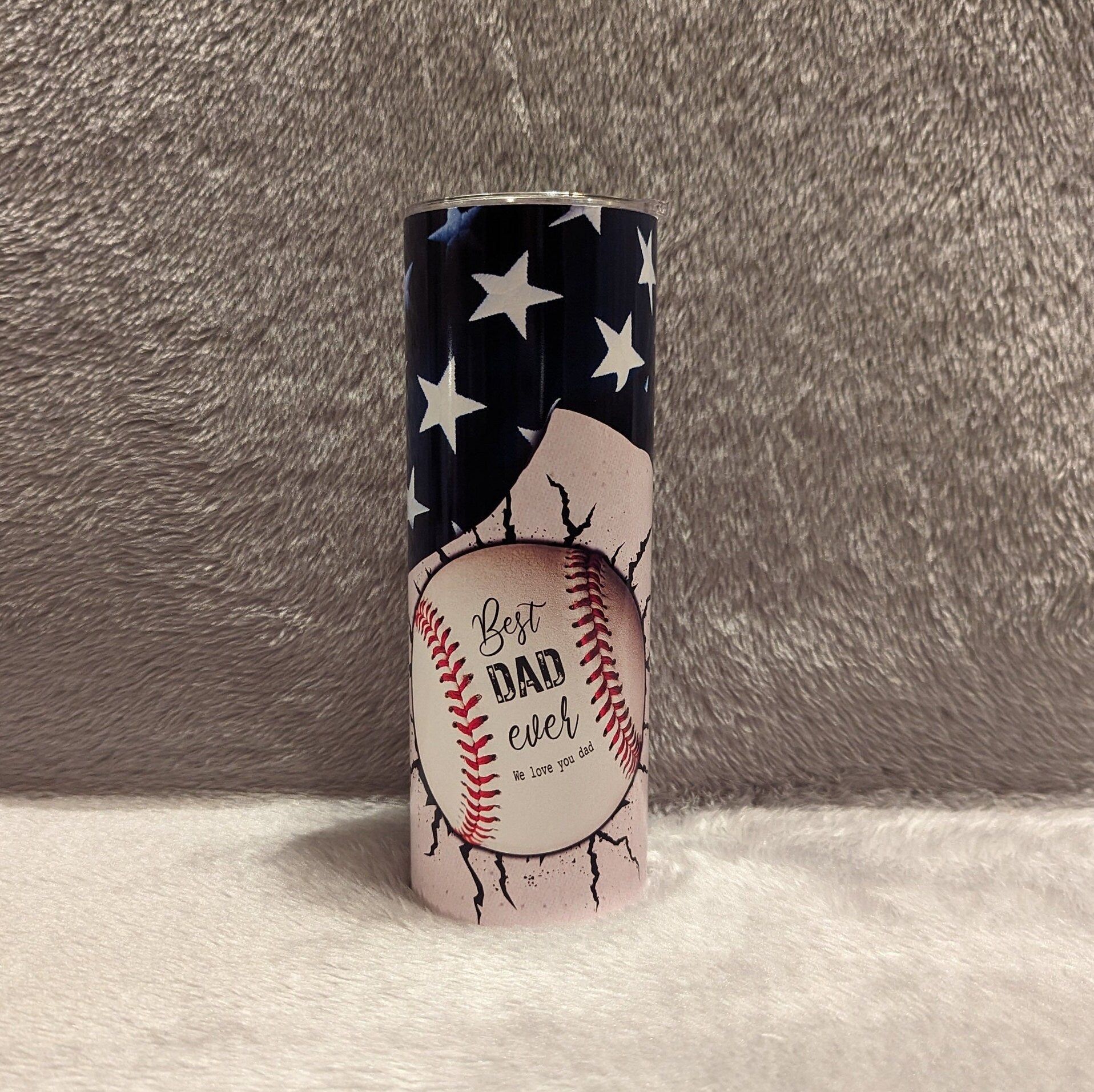 Best Dad Ever Baseball Tumbler Personalized, Baseball Dad Cup With Name, Gift For Him, Baseball Tumbler, Gift for Dad