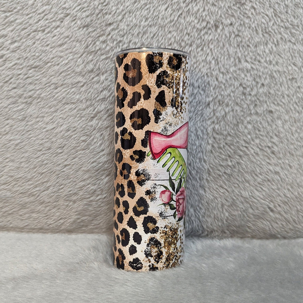 Hair Stylist Tumbler 20oz With Reusable Straw, Can Be Personalized