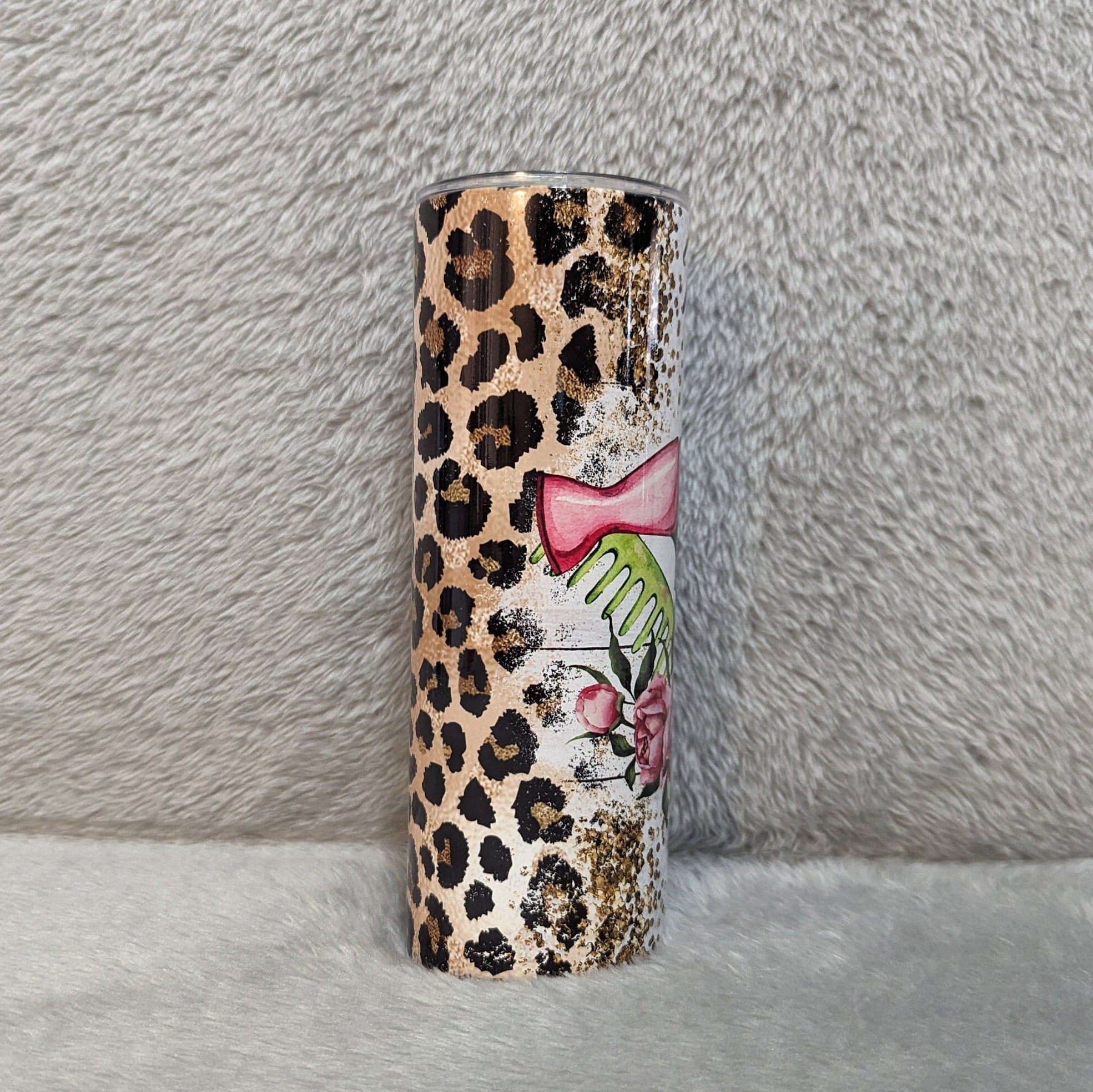 Hair Stylist Tumbler 20oz With Reusable Straw, Can Be Personalized