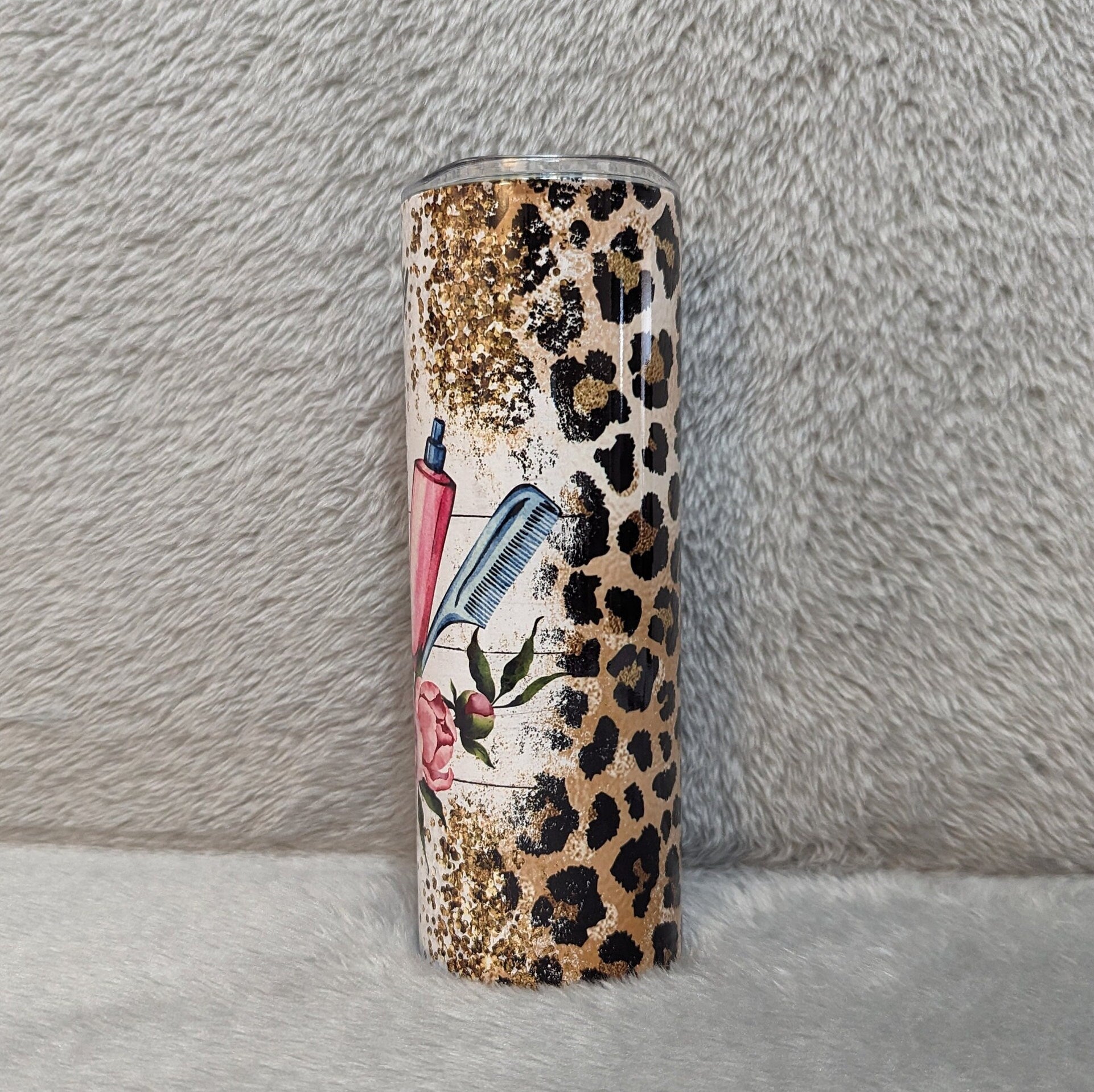 Hair Stylist Tumbler 20oz With Reusable Straw, Can Be Personalized