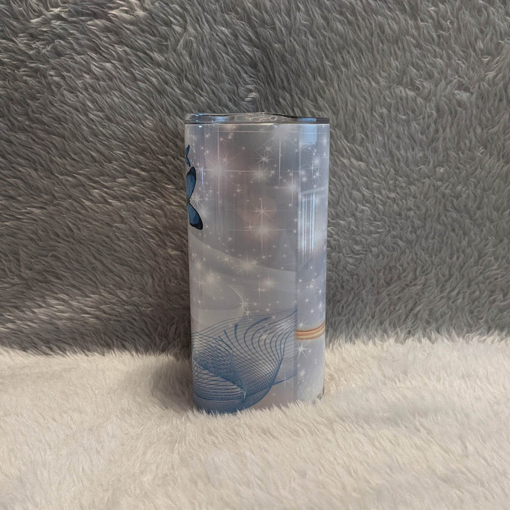 Kitten Tumbler Can Be Personalized 15oz With Reusable Straw