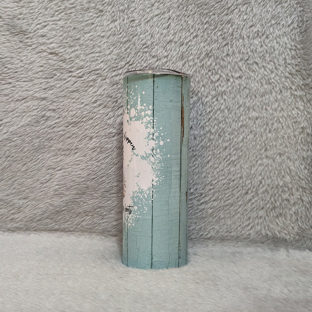 Country Girl Tumbler Forget The Glass Slipper This Princess Wears Boots 20oz With Reusable Straw, Can Be Personalized
