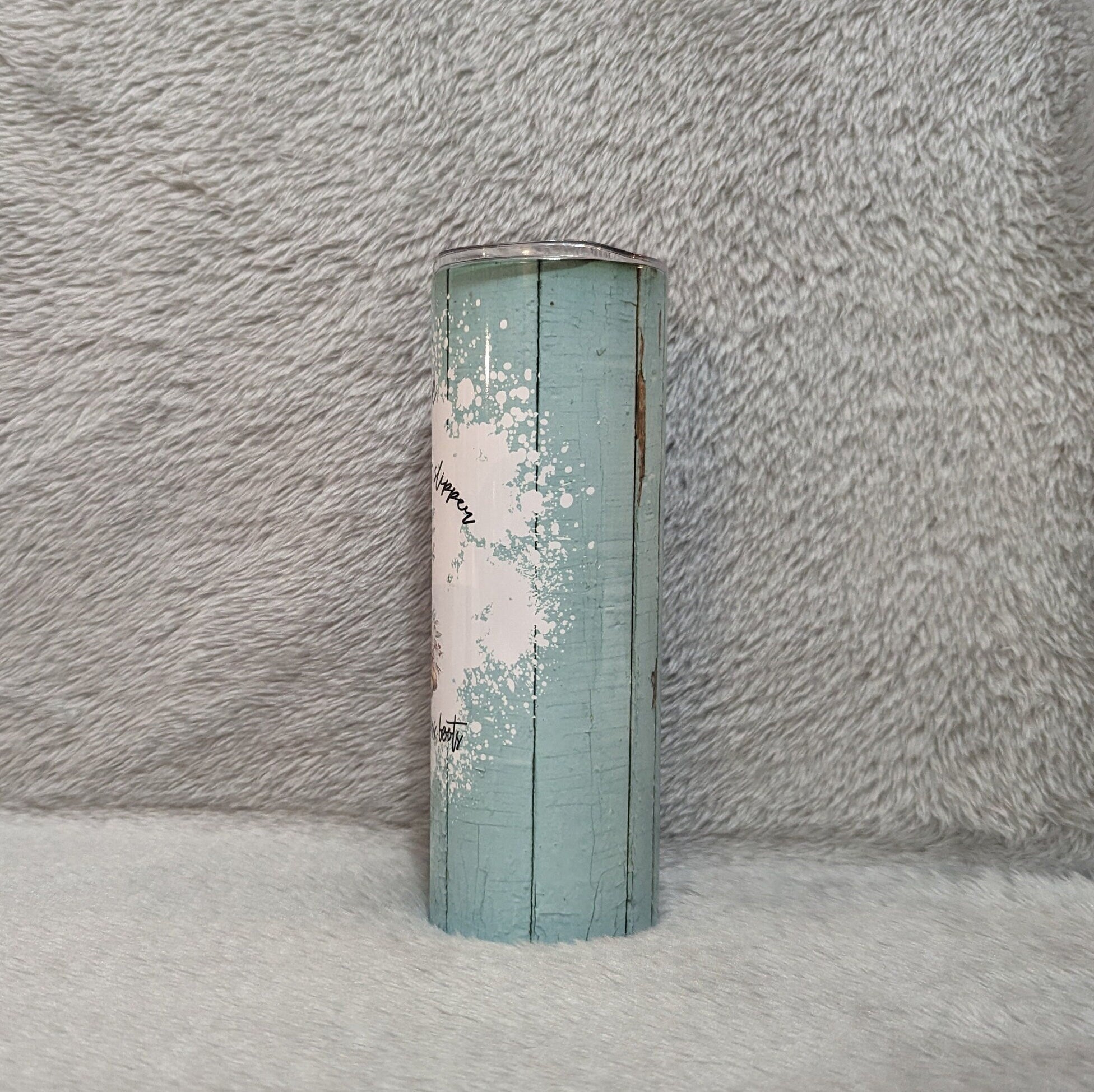 Country Girl Tumbler Forget The Glass Slipper This Princess Wears Boots 20oz With Reusable Straw, Can Be Personalized