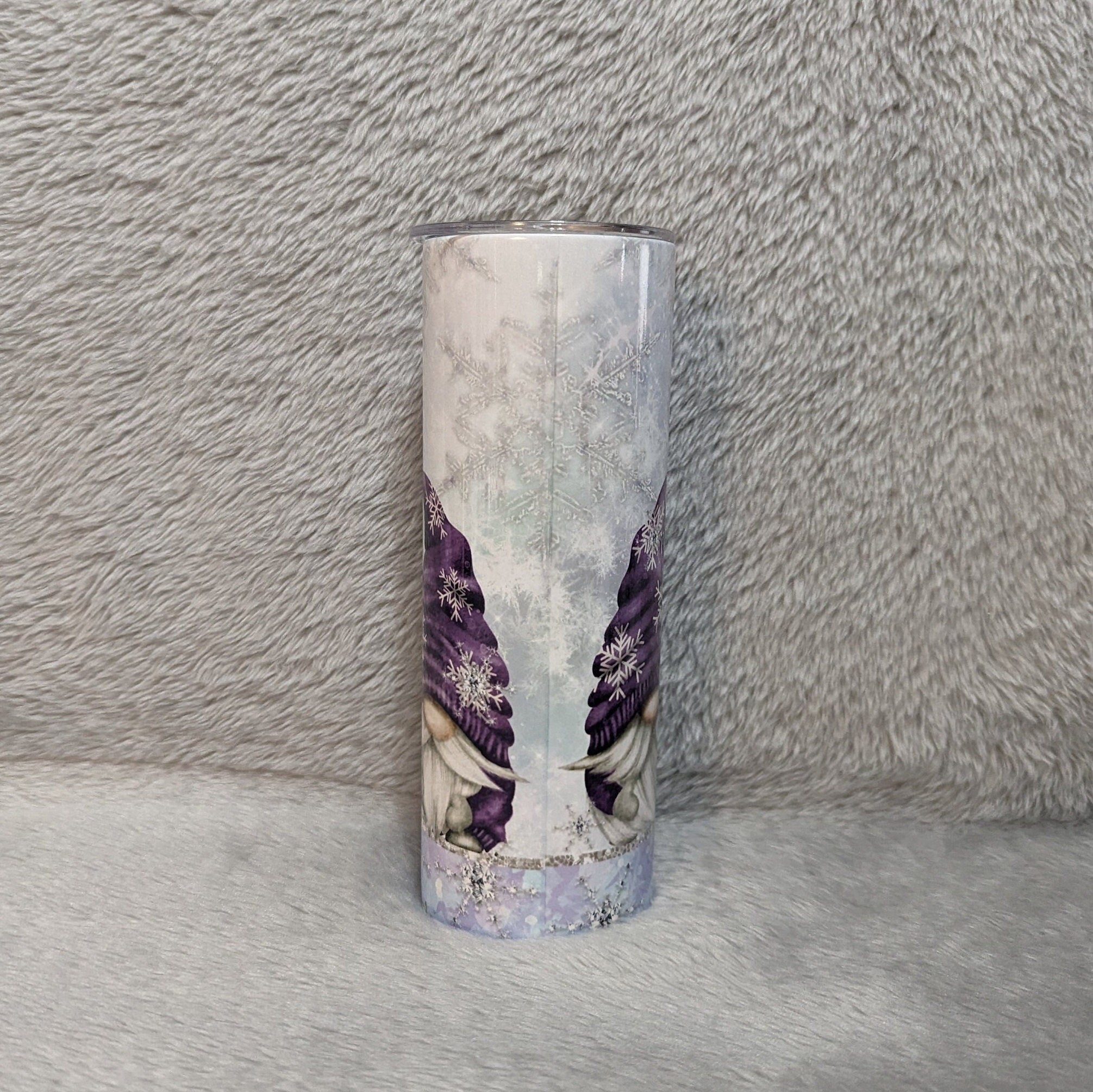 Gnome With A Winter Design Tumbler 20oz Can Be Personalized
