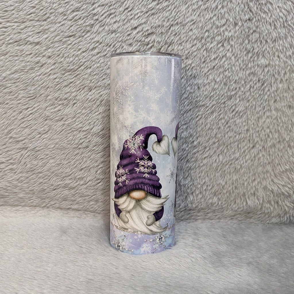 Gnome With A Winter Design Tumbler 20oz Can Be Personalized