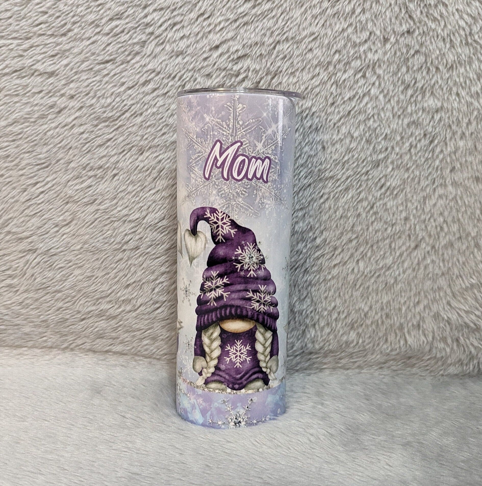 Gnome With A Winter Design Tumbler 20oz Can Be Personalized