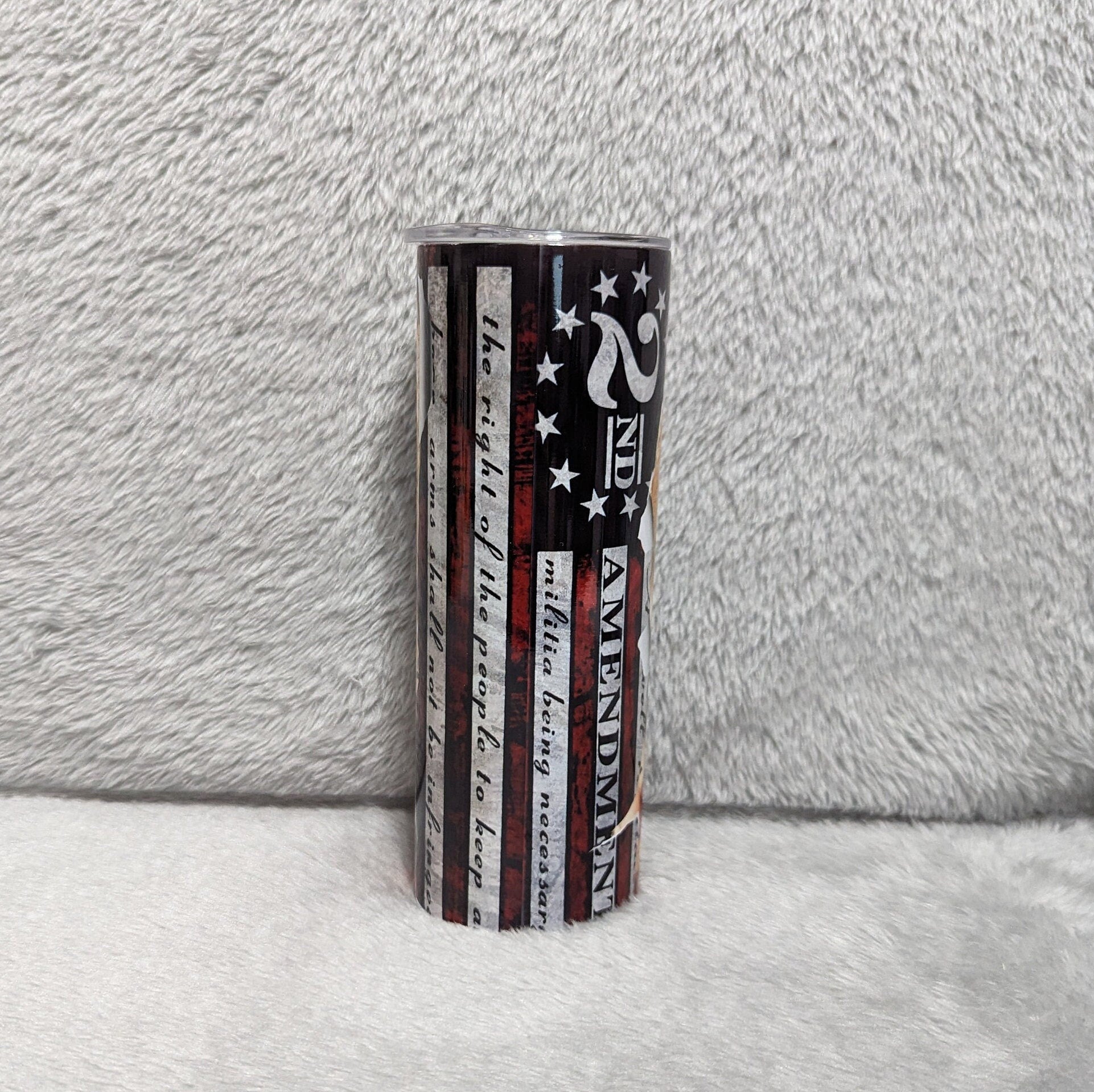 Because Of The Brave Eagle Tumbler, Veteran Eagle Cup, Eagle Tumbler, Eagle Gift, Gift For Her, Gift For Him, 20oz Tumbler With Straw