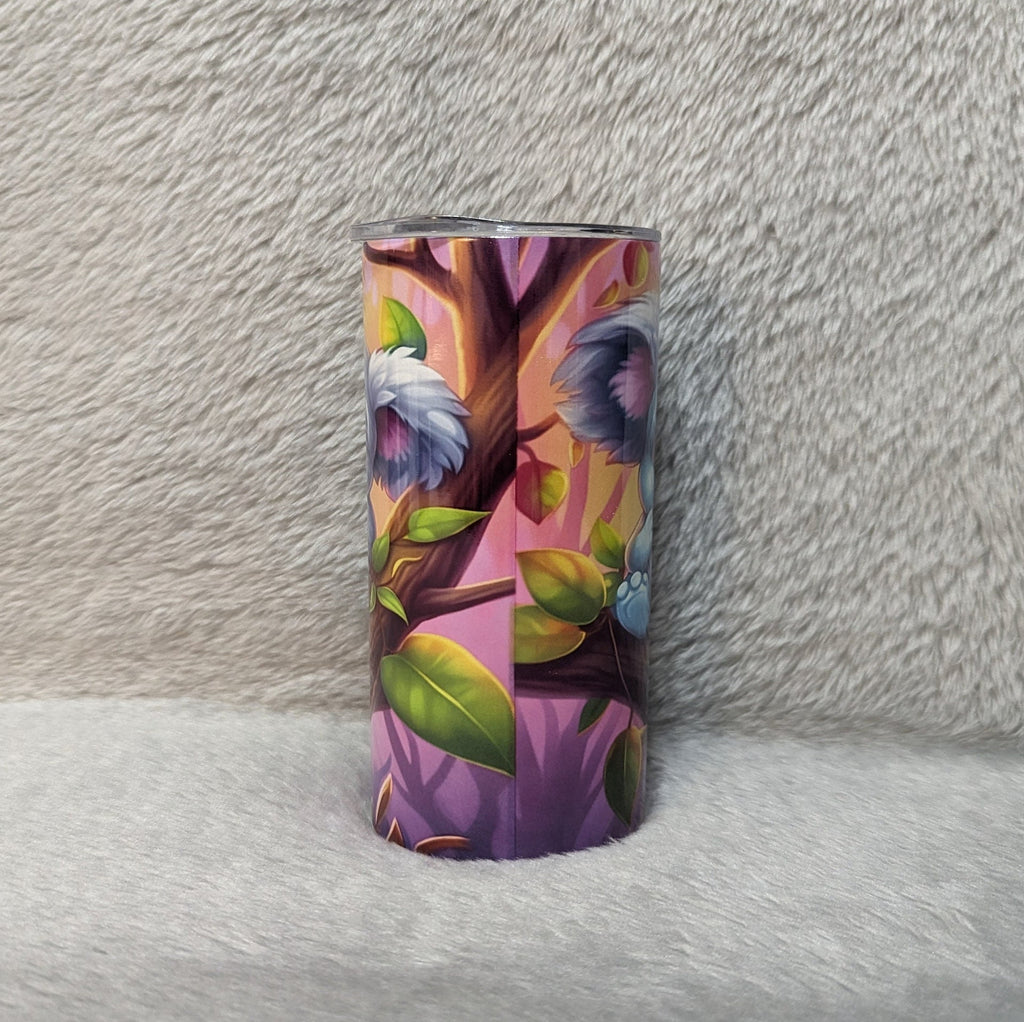 Fun and Quirky Kids Koala Bear Tumbler 15oz With Reusable Straw, Can Be Personalized