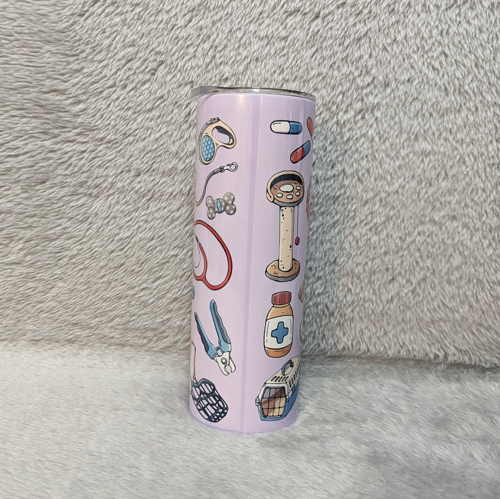 Veterinarian Tumbler, Vet Tumbler, Vet Cup, Gift for A Veterinarian, Veterinarian Gift, Gift For Animal Doctor, 20oz Tumbler With Straw