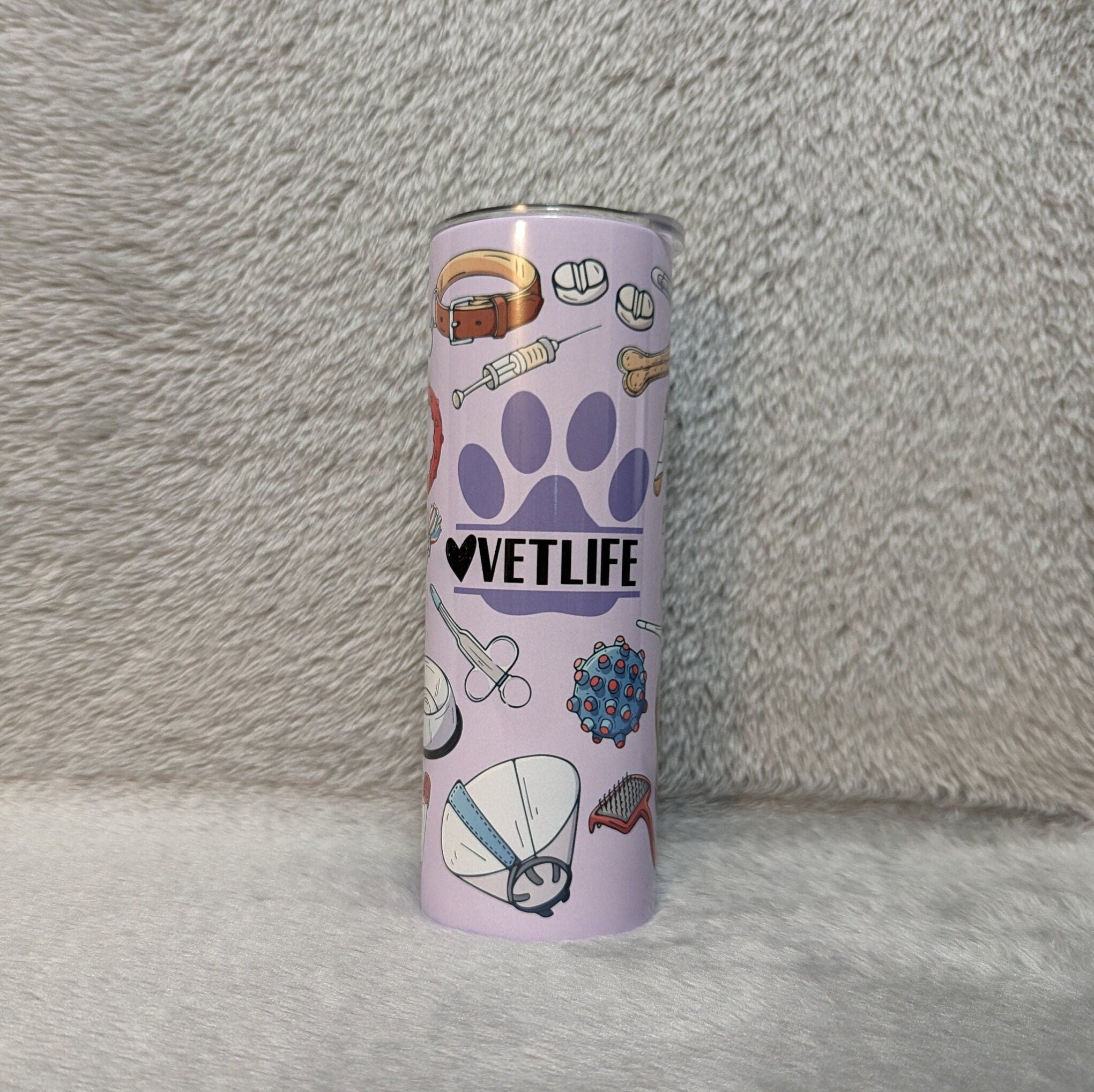 Veterinarian Tumbler, Vet Tumbler, Vet Cup, Gift for A Veterinarian, Veterinarian Gift, Gift For Animal Doctor, 20oz Tumbler With Straw