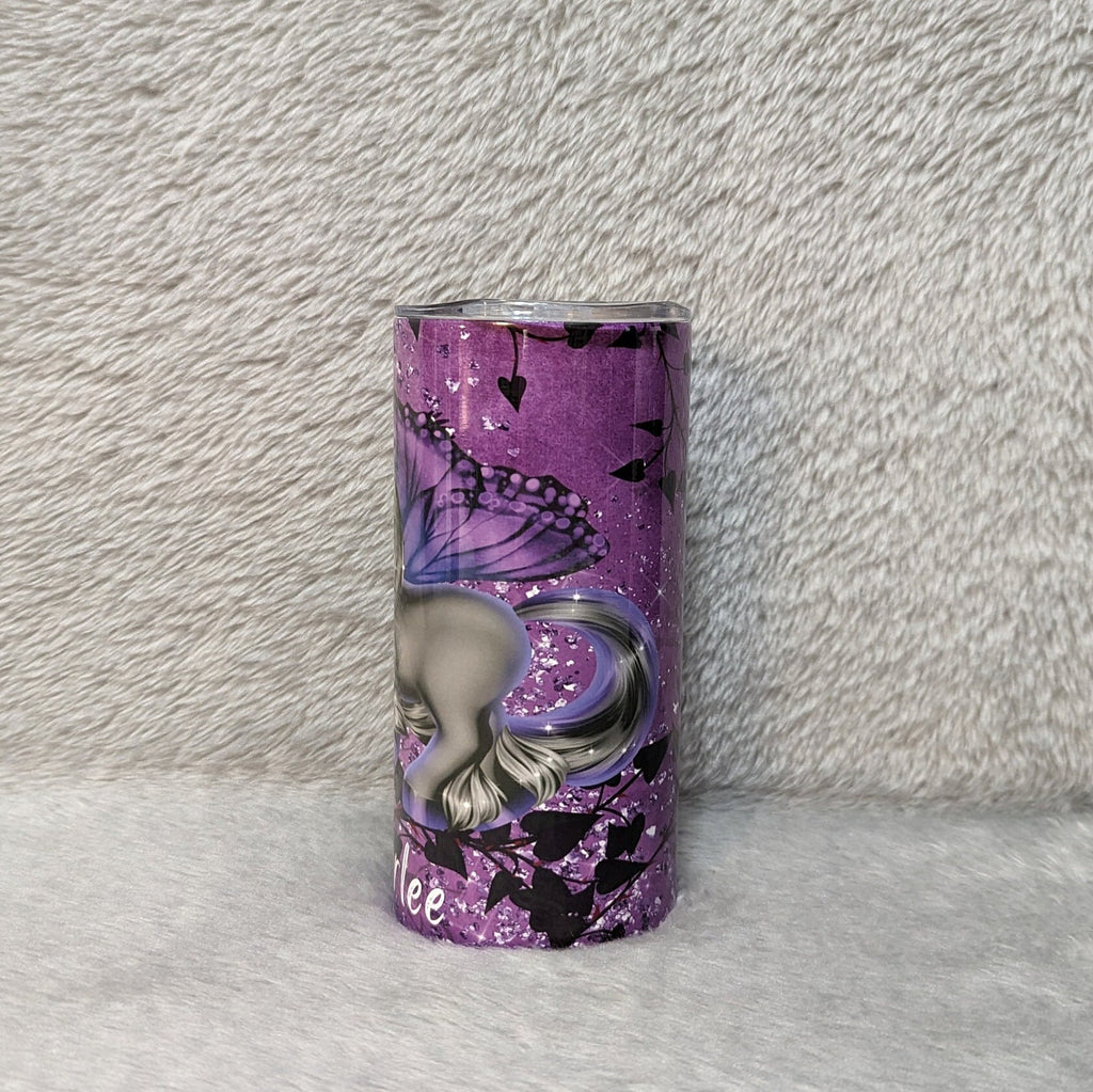 Kids Unicorn Tumbler 15oz With Reusable Straw, Can Be Personalized