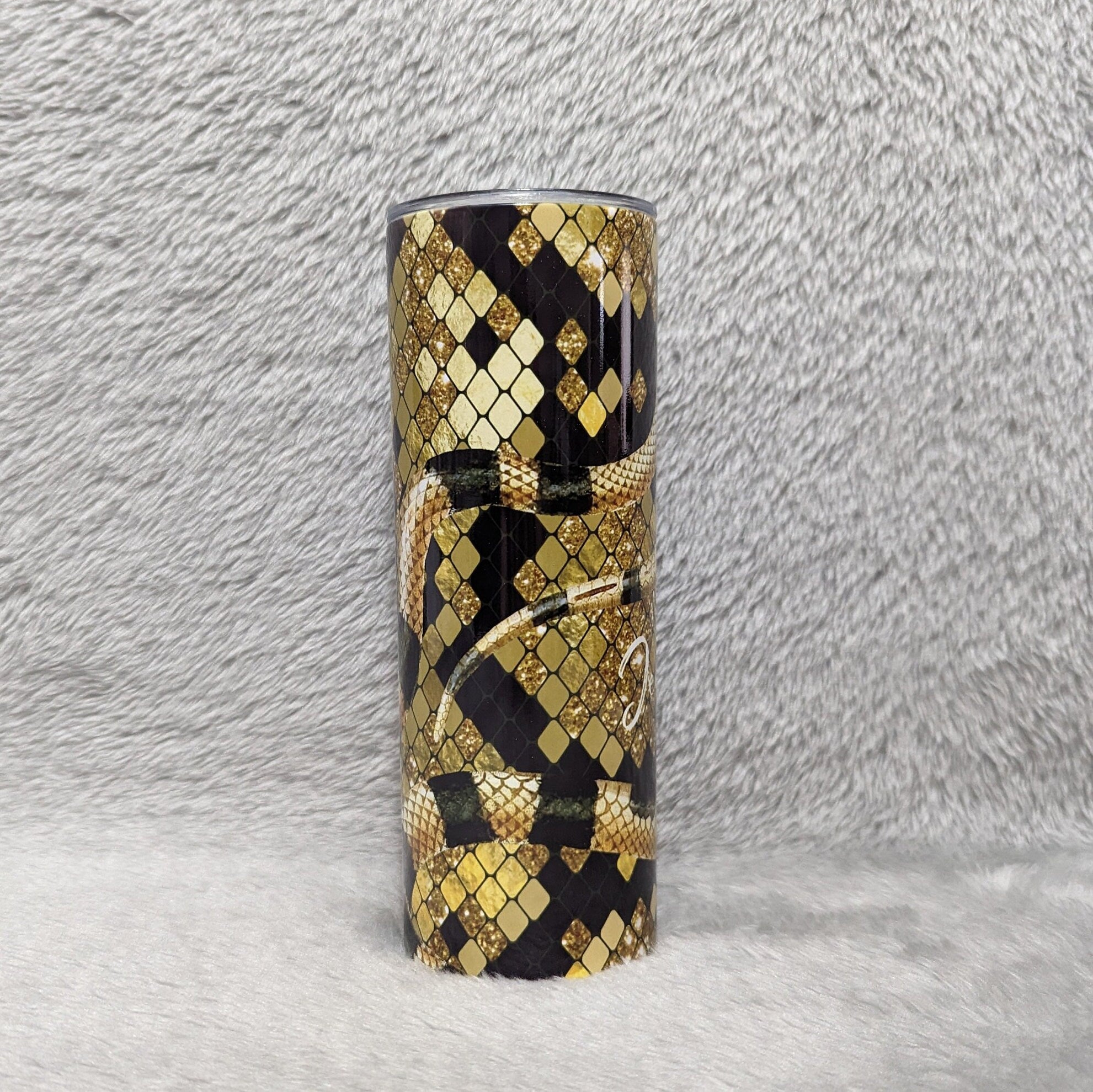 Snake Tumbler, Snake Cup With Name, Personalized Snake Tumbler, Snake Lovers Tumbler, Personalized Tumbler With Reusable Straw