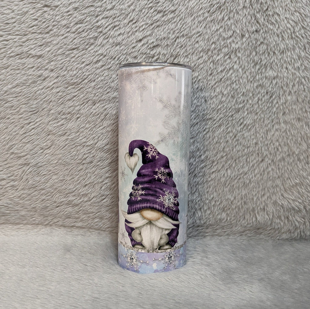 Gnome With A Winter Design Tumbler 20oz Can Be Personalized