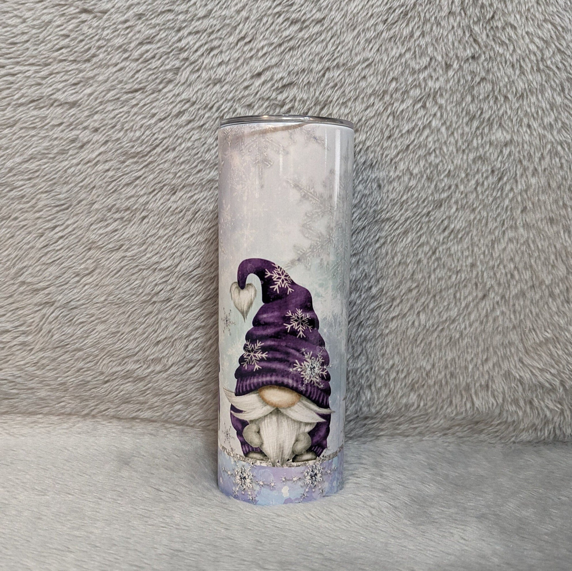 Gnome With A Winter Design Tumbler 20oz Can Be Personalized