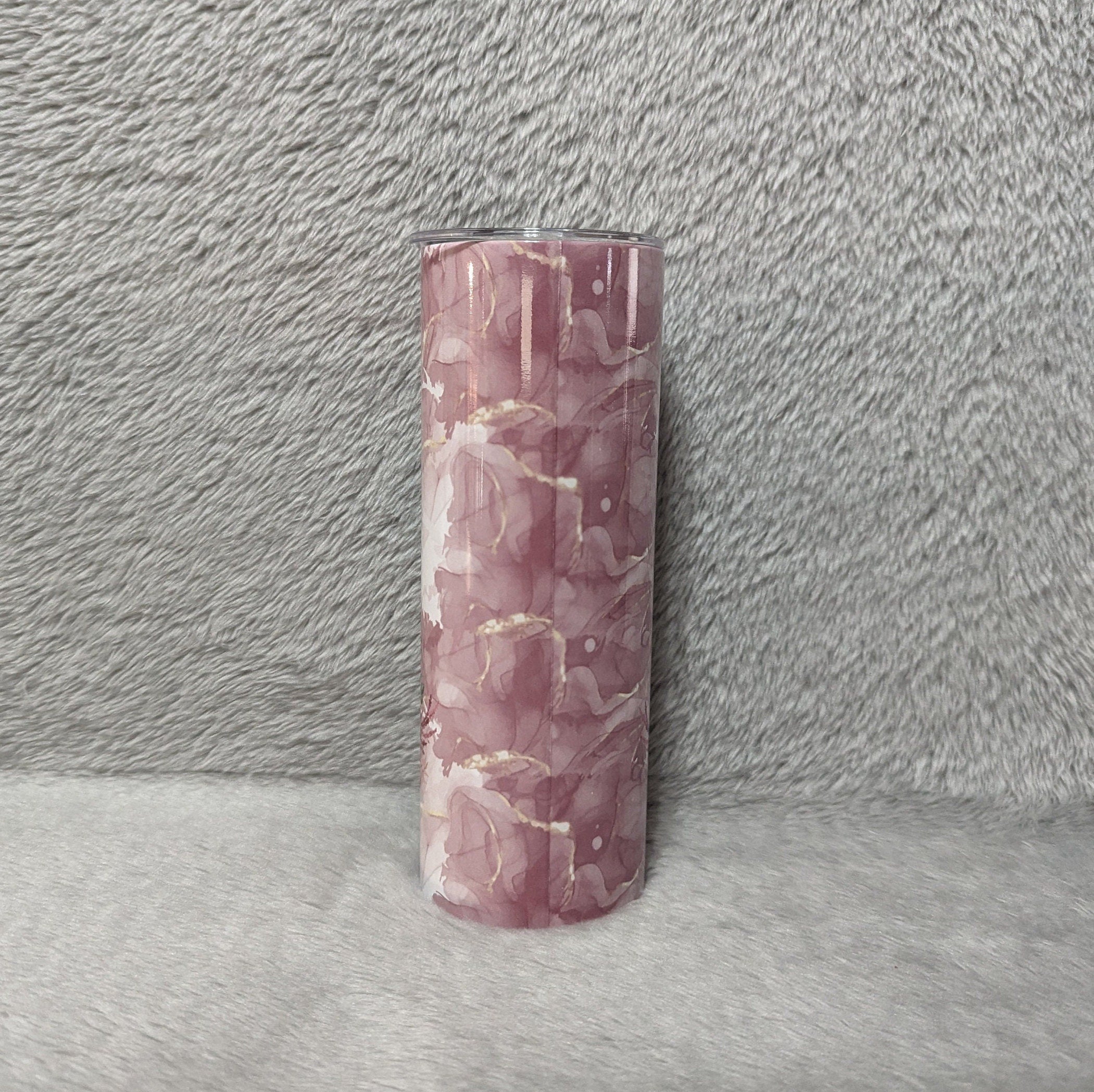 Floral Horse Tumbler 20oz With Reusable Straw, Can Be Personalized