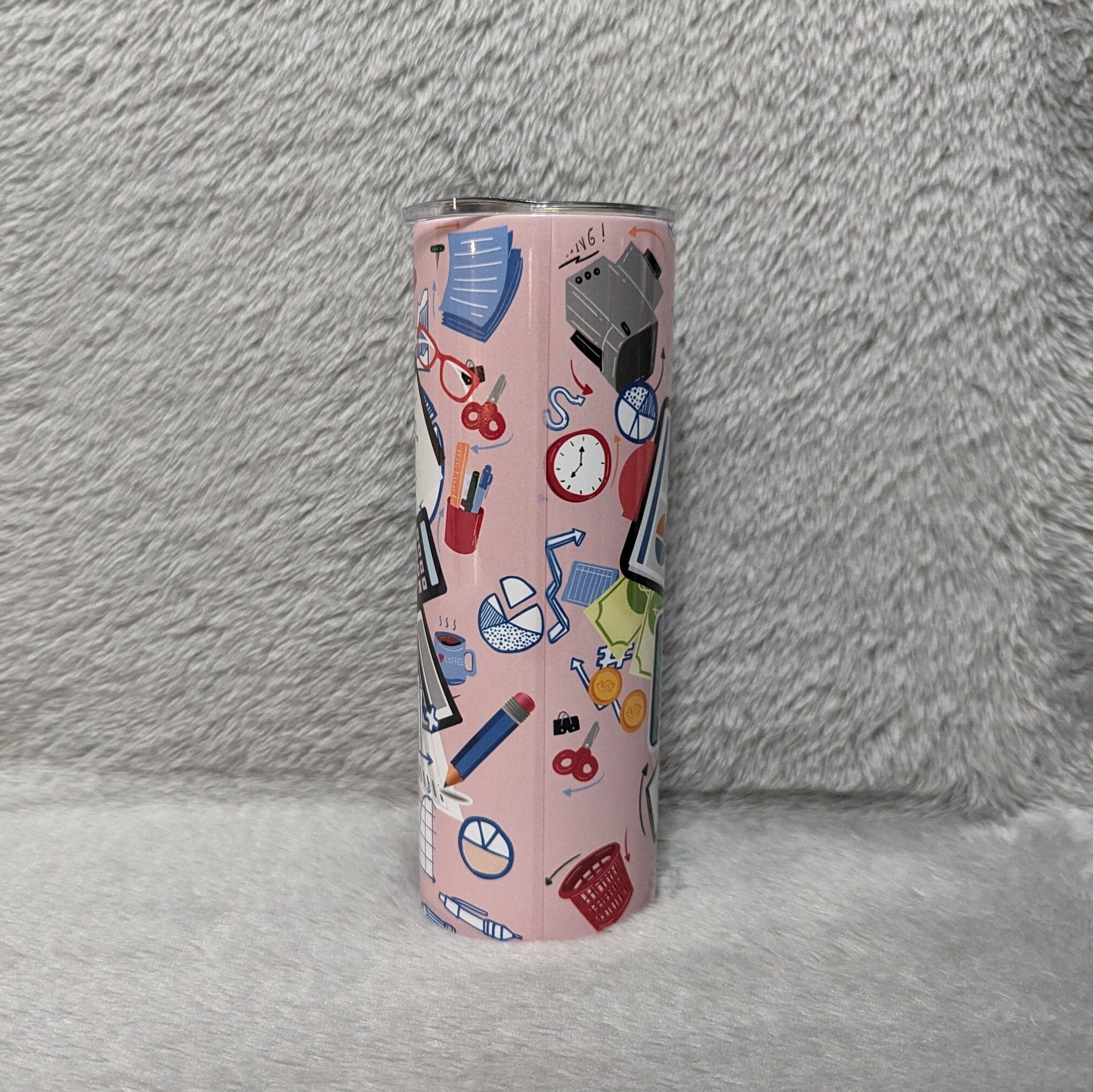 Accountant Life Tumbler Can Be Personalized, Includes Reusable Straw, Accountant Cup With Name, Gift for Accountant, Accountant Gift For Her