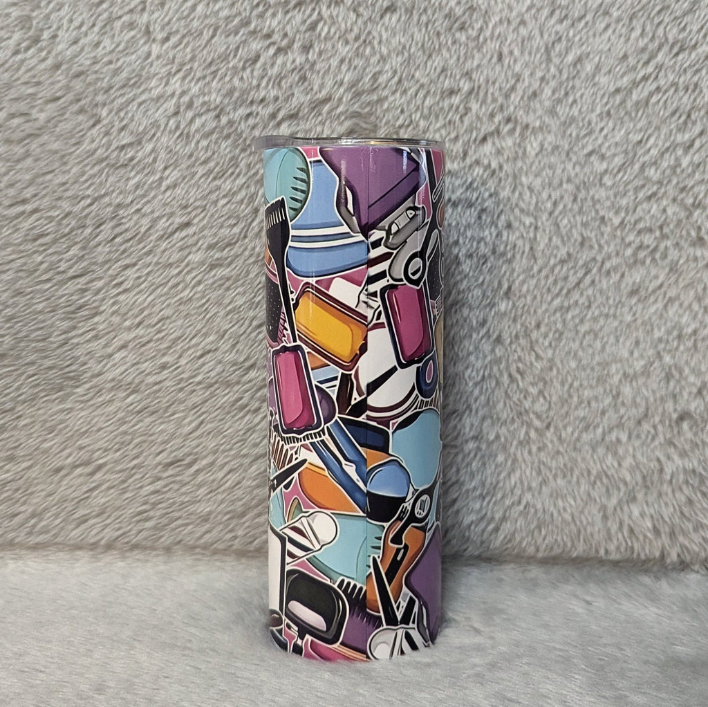 Hair Stylist Life Tumbler 20oz With Reusable Straw, Can Be Personalized