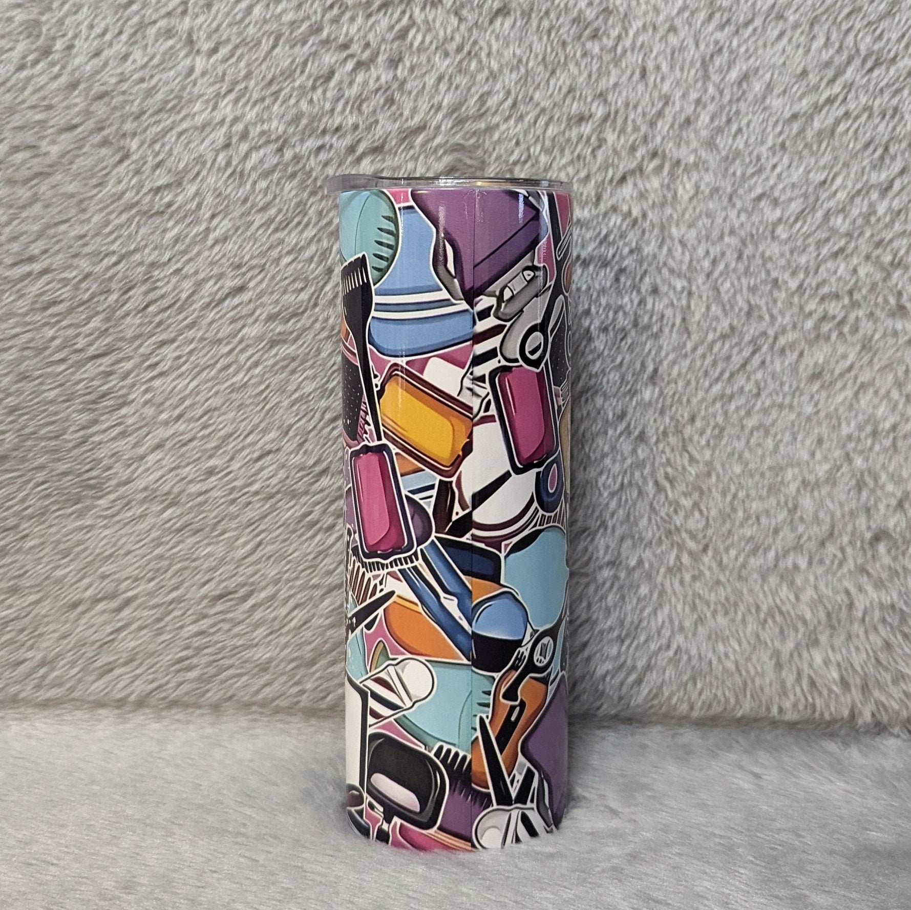 Hair Stylist Life Tumbler 20oz With Reusable Straw, Can Be Personalized