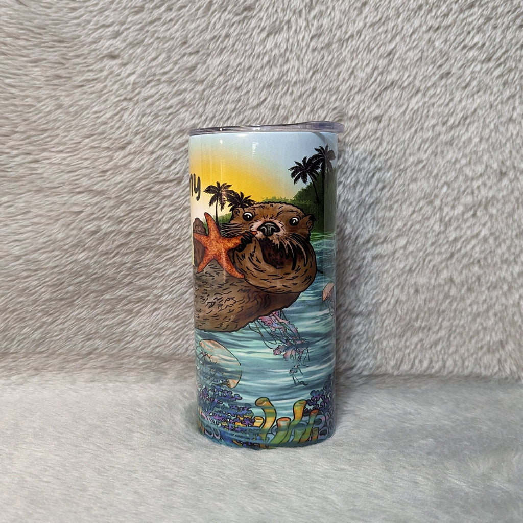 Otter Cup, Kids Otter Cup, kids Personalized Tumbler, Personalized Tumbler, Otter Tumbler, Kids Cup, Cartoon Otter, Personalized Kids Cups