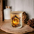 Chicken Candle Holder With A Battery Operated Flickering Tea Light